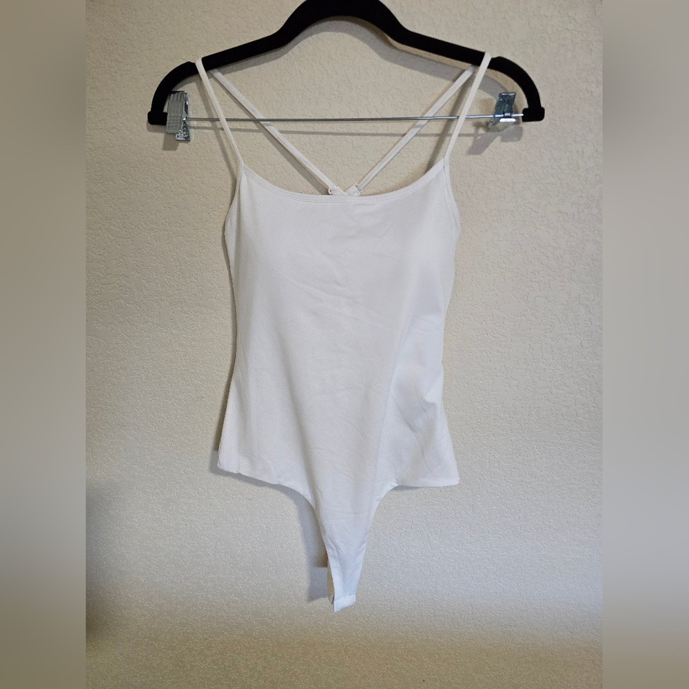 Klassy Network Crossback Braless Bodysuit